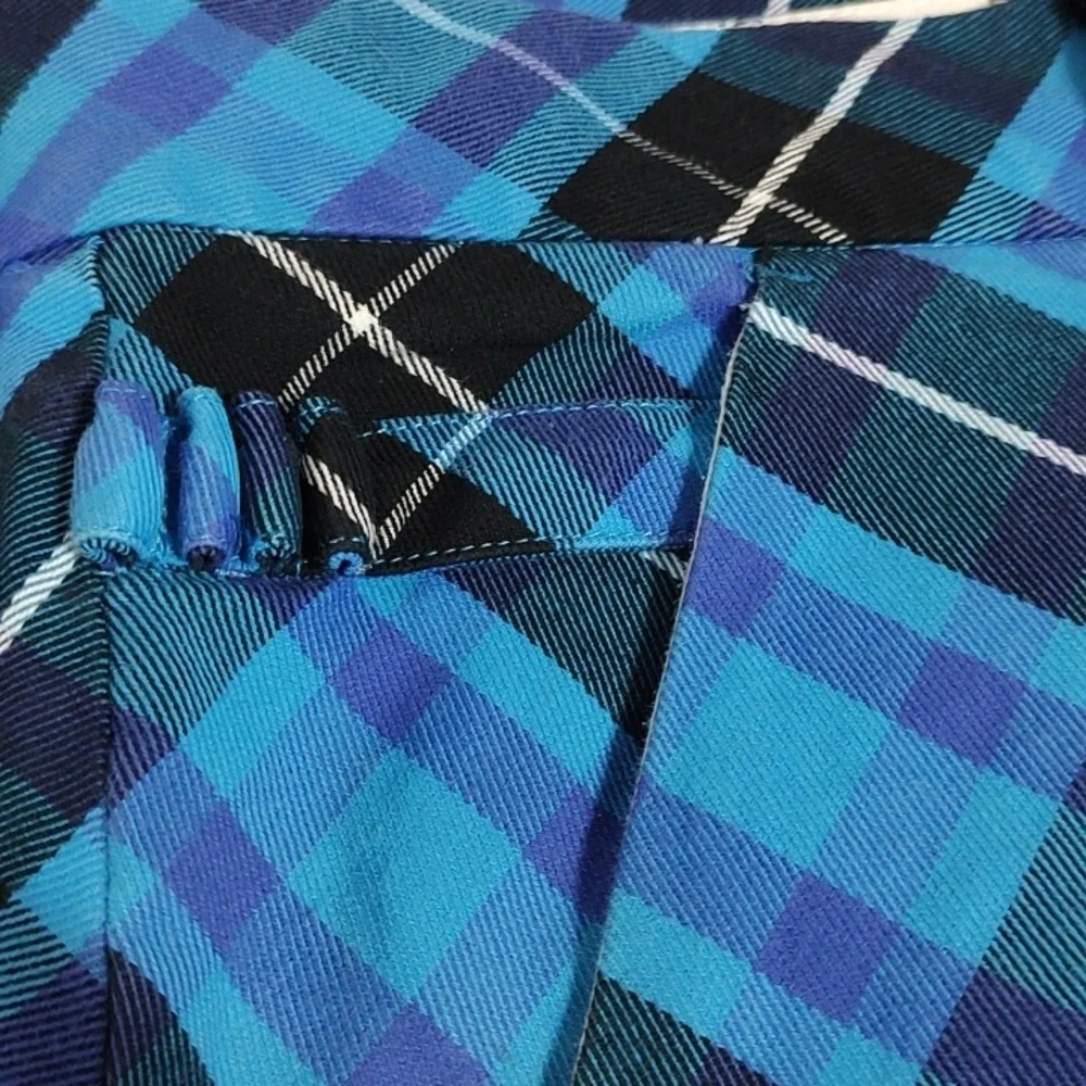 Royal & Awesome Blue Plaid Golf Shorts